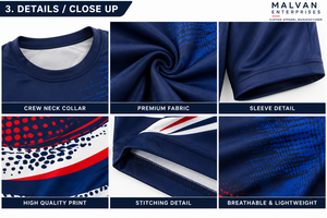 Maillot de sport personnalisé, uniforme d'équipe athlétique, impression numérique, 100% polyester respirant, anti-UV, football, hockey sur glace, baseball, football américain - Product Image 3