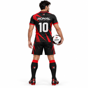 Meilleurs uniformes de football au design tendance et à la mode, disponibles en différentes couleurs, personnalisez votre propre logo, coupe athlétique, adaptés à toutes les saisons - Product Image 4