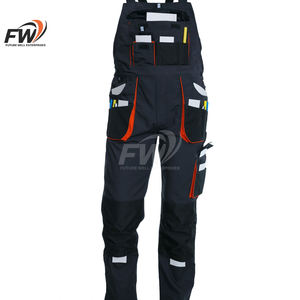 Ropa de Trabajo Transpirable Personalizada para Hombre, Pantalones de Trabajo con Tirantes, Multibolsillos y Estampado en Relieve para Trabajos de Construcción - Product Image 5