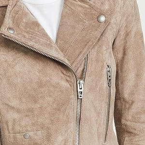 Chaqueta de Cuero de Gamuza para Mujer, Estilo Casual de Invierno, Diseño Personalizado de Primera Calidad, También con Cinturón de Moda - Product Image 6