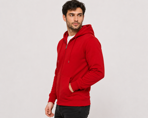Sweat à capuche zippé pour homme, confortable, en tissu doux au toucher et au design pratique, idéal pour les tenues décontractées et les activités de plein air. - Product Image 2