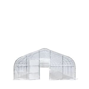 Serra a tunnel 20FT X 60FT per Grow Tent, con copertura in rete Leno Ripstop da 12 Mil, telaio freddo stabile, finestre a rotolo e soffitto a punta TMG G - Product Image 2