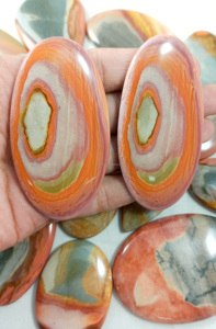Pierres précieuses en vrac de jaspe polychrome naturel, cabochons, pierres à facettes, cristaux de guérison, fournisseur en gros, export - Product Image 4