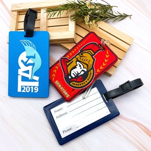 Accesorios de viaje creativos Maleta ID Dirección Titular Equipaje Embarque Logotipo personalizado Etiquetas de equipaje de PVC, Marktex - Product Image 3