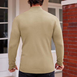 Performance <b>Mens</b> <b>Turtle</b> High <b>Neck</b> Fashionwear Quick Dry Moisture Wicking Long Sleeve Outdoor Daily Wear Casual Trendy Shirt - Product Image 2