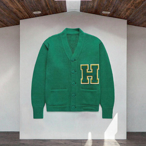 Custom Premium Quality V-neck Tie Belt <b>Cardigans</b> Private Brand Label Custom Colleges Schools University Sorority <b>Sweaters</b> - Product Image 2