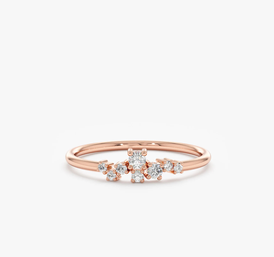 Premium 14KT Gold Vintage Lab Grown <b>Diamond</b> <b>Ring</b> for Women IGI Certified Anniversary & Wedding Gift Luxury Fine Design - Product Image 2