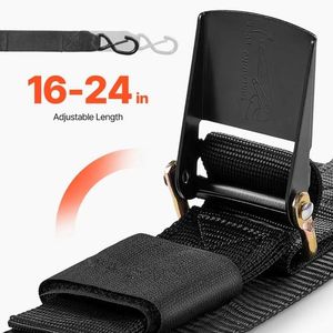 Cinghie a cricchetto retrattili per rimorchi/barche: pratiche cinghie per un fissaggio sicuro - Product Image 4
