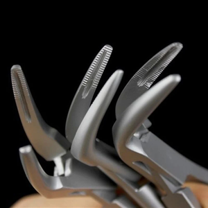 คีมถอนฟันแบบโค้งที่มีความแม่นยำสูง สำหรับฟันที่มีรากยังอยู่ ฟันบนและฟันล่าง คุณภาพสูง มั่นคง ปลอดภัย - Product Image 3