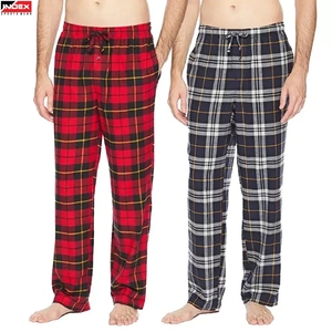 100% High Quality USA Flannel <b>Trouser</b> <b>Men</b> Plaid Pants Warm Soft Fabric <b>Elastic</b> Waist Premium Finish - Product Image 1