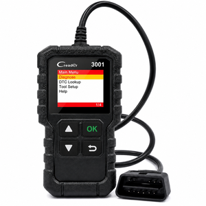 เครื่องสแกนวินิจฉัยรถยนต์ RG OBD2 พร้อมจอ LCD สีดำ ใช้งานได้กับรถยนต์ทุกยี่ห้อ ช่องเสียบ USB - Product Image 1