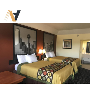 Juego de Muebles para Dormitorio de Hotel, Diseño Moderno, Materiales Duraderos, Fabricante OEM para Hoteles Super 8 - Product Image 4