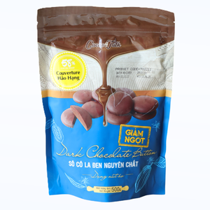 Cocoa Pure <b>Chocolate</b> Confectionery Bakery Biscuits Cookies Use OEM/ODM Real Dark <b>Chocolate</b> 58% Cocoa Button 1KG HALAL Hot Sale - Product Image 1