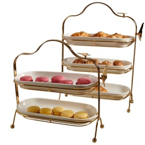 Highest Quality Handmade Iron Bird Cage <b>Cake</b> <b>Stand</b> with Ornate Scroll Base and Dome Top - Product Image 4