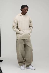 Men's <b>Custom</b> Screen Printing Pullover Hoodie Premium Cotton Fleece Casual Men's Sweatshirt With <b>Custom</b> Logo Supplier OEM - Product Image 5