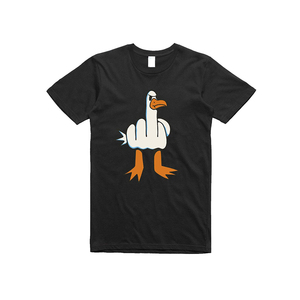 Camiseta de estilo nuevo, clásica, transpirable, divertida, para hombre, con diseño de gaviota atrevida, corte regular, 100% algodón. - Product Image 1