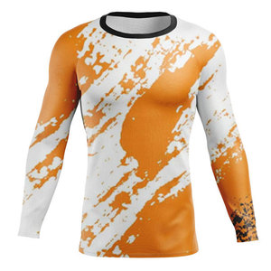 Daily Exercise Unisex <b>Compression</b> <b>Shirt</b> UPF50 Breathable Comfortable for Gym & Training - Product Image 1