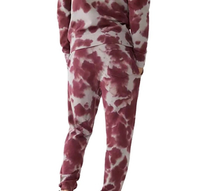 Survêtement à capuche tie-dye pour homme, coupe régulière, respirant, en polyester, avec poches latérales et cordon de serrage, idéal pour l'automne - Product Image 2