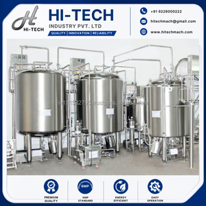 Planta de Fabricación de Jarabe Totalmente Automática de Alta Tecnología con Accionamiento Eléctrico para Preparación, Filtración y Llenado de Jarabe Líquido - Product Image 4