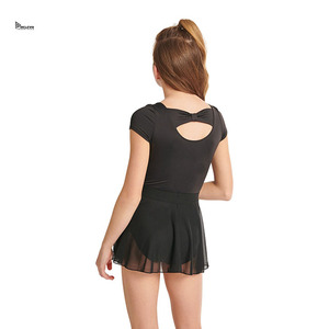 Maillot de Gimnasia Personalizado para Niños, Traje de Ballet de Nailon Elástico para Práctica con Impresión de Logotipo - Product Image 4