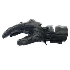 Gants de moto unisexes en cuir personnalisés pour l'hiver, à doigts entiers, compatibles écran tactile, antidérapants, haute durabilité, équipement de protection, longs ou courts - Product Image 4