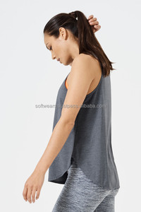 Women's Breathable Crocheted Tank Top Ladies Sports <b>Running</b> Stringer/<b>Singlet</b> Jersey Fabric - Product Image 3