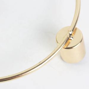 ชุดเชิงเทียนทองคำ 3 ชิ้น ขาตั้งโลหะสวยงามสำหรับตกแต่งห้องนั่งเล่น ตกแต่งบ้าน และจัดแสดงงานอีเว้นท์ จากอินเดีย - Product Image 6