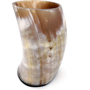 Vaso de Cristal Hecho a Mano con Cuerno de Búfalo Natural, Ecológico, con Logotipo Personalizado, Vaso de Cuerno, Proveedor de Artículos de Bar de Lujo, Vaso de Chupito Vikingo - Product Image 4