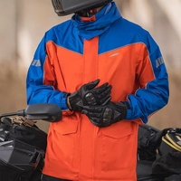 Ensemble veste et pantalon de pluie pour moto certifié CE, imperméable, pour garçons, 2 pièces, pour la conduite en extérieur, avec capuche amovible