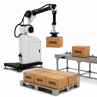 Robot Paletizador Automático de Alta Resistencia para Apilamiento de Sacos de Cemento de 25 kg y 50 kg, Sacos de Alimento, Materia Prima Química
