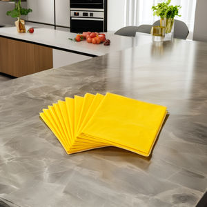 ถุงขยะพลาสติก LDPE/HDPE ขนาดใหญ่ 42*46 ซม. 75 ไมครอน แบบแบน สีเหลือง หนาพิเศษ ใช้แล้วทิ้ง ขนาด 55-60 แกลลอน สำหรับใช้ในสำนักงานและสวน - Product Image 2