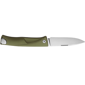 Navajas Plegables Verde Oliva con Mango Ergonómico Delgado y Hoja de Corte Liso, Diseño Compacto de Bolsillo para Senderismo y Uso en Exteriores - Product Image 3
