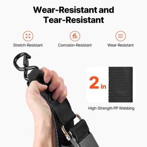 Cinghie a cricchetto retrattili per rimorchi/barche: pratiche cinghie per un fissaggio sicuro - Product Image 3