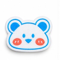 Écussons personnalisés en forme d'ours, badges à coudre pour vêtements, habits, accessoires et sacs