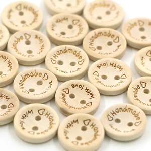 Botones de Madera Pulida Ecológicos y Sostenibles Delarchi al por Mayor, Inspirados en la Naturaleza, Hechos a Mano en Vietnam, Souvenir de Amor - Product Image 1
