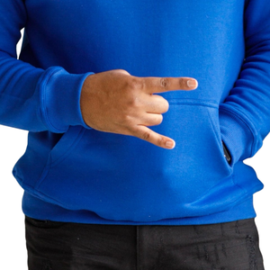 Sweat à capuche en chenille Phi Beta Sigma BLUΦ bleu roi pour homme, avec lettres grecques, vêtement de fraternité premium, classique - Product Image 4