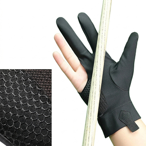 Elegant Wear Quick Dry Half Finger Snooker <b>Gloves</b> Bulk Quantity Reasonable Price Water Resistant Snooker <b>Gloves</b> - Product Image 5