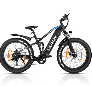 Bicicleta Eléctrica de Montaña S26-1 2026 Más Vendida - Negra/Blanca con 3 Años de Garantía y Envío Gratuito a Todo el Mundo - Product Image 2