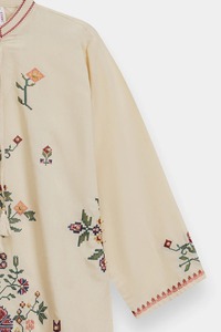 Embroidered Cotton Kurta For Women Traditional Indian Pakistani Casual Wear Loose Fit All Seasons - Product Image 5