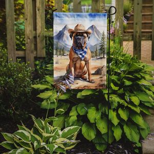 Multicolore Bullmastiff Cowboy Welcome Garden Flag Mailbox Décoratif Yard Flag Banner for Patio Artwork Flower Beds Flags - Product Image 2
