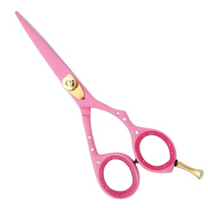 Ciseaux de coiffure à la mode élégante Meilleur outil de coupe pour barbier avec nouveau design imprimé de fleurs et lame en acier inoxydable - Product Image 1