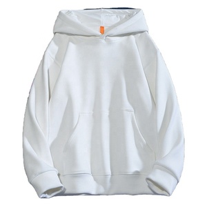 Homme เสื้อกันหนาวมีฮู้ดสำหรับผู้ชาย,เสื้อสเวตเตอร์แบบสวมศีรษะหนาไม่ผูกเชือกสีพื้นหนาปี460Gsm ผลิตตามสั่ง - Product Image 5