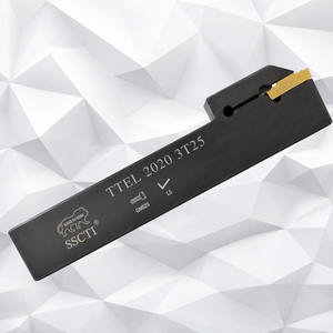 Portaherramientas de Ranurado Externo TTEL/R 2020 3T25 |   Portaherramientas para torno CNC para torneado y ranurado |   Portaherramientas de Precisión con Insertos de Carburo - Product Image 1
