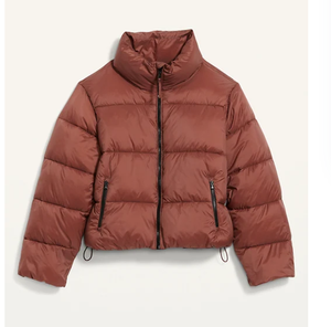 Hot Selling Women Crop Puffer Jacket Casual winter warm Outdoor Fashion Quilted Cropped Puffer Jacket - Product Image 1