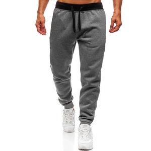 Men's Navy Blue Sweatpants With White Side Stripes <b>Elastic</b> <b>Waist</b> Drawstring Breathable Knitted Casual Pants Spring Wear - Product Image 5
