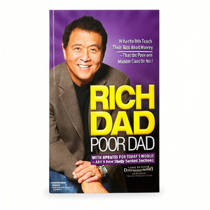 Papa riche, papa pauvre de l'auteur Robert T. Kiyosaki, impression de livre broché personnalisé à couverture souple - Product Image 1