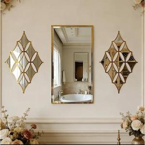 Modern Designs Gold Framed <b>Rectangle</b> <b>Mirror</b> <b>Wall</b> Mounted Bathroom Decor Glass Luxury <b>Mirror</b> <b>for</b> Home Decoration Interior - Product Image 1