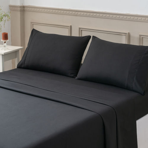 Premium Quality <b>Sheet</b> Sets Deep Pocket 4 Pcs <b>Flat</b> <b>Fitted</b> <b>Sheet</b> Covers Sets - Product Image 1