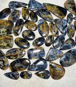 Vente en gros de cabochons d'agate Shattuckite naturelle polie, formes variées, pierres précieuses en vrac pour la fabrication de bijoux - Product Image 2