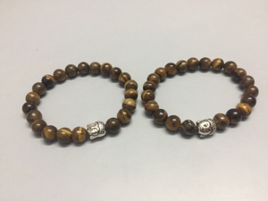 Pulsera de Buda de Ojo de Tigre con Piedras Preciosas, Venta al por Mayor, Ojo de Tigre Marrón Natural AA, Artículos Hechos a Mano de Ágata Semipreciosa a Precio Razonable - Product Image 6